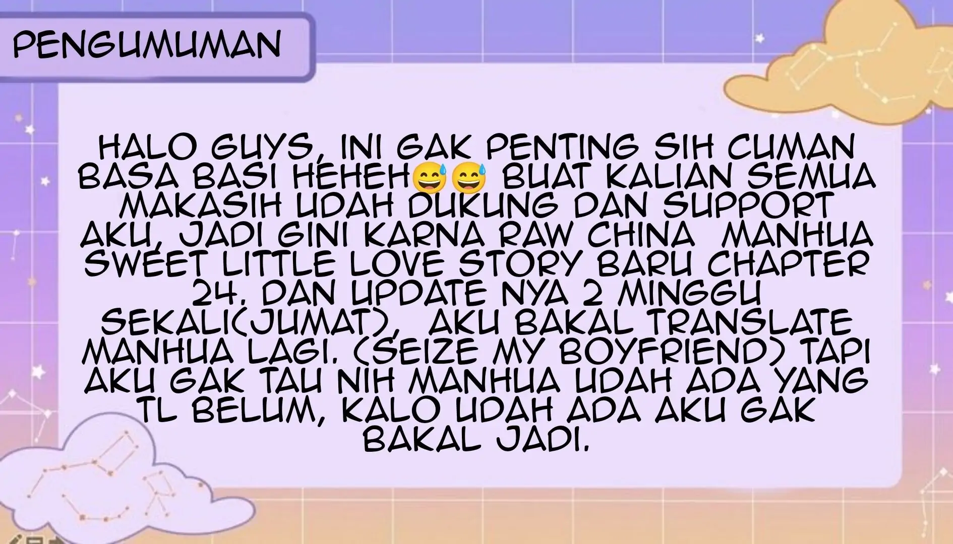 Kisah Cinta Kecil yang Manis (Eieliza)-Chapter 24.2